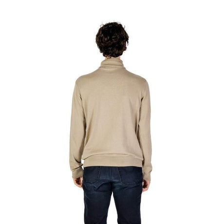 U.S. POLO ASSN. Beige Cotton Turtleneck - Hilstor