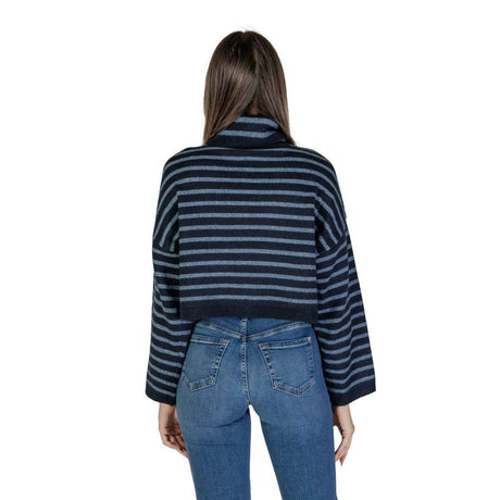 Only Blue Acrylic Sweater - Hilstor