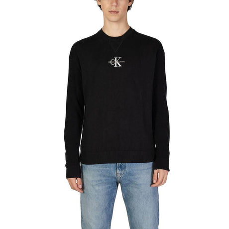Calvin Klein Jeans Black Cotton Sweater - Hilstor
