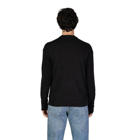 Calvin Klein Jeans Black Cotton Sweater - Hilstor