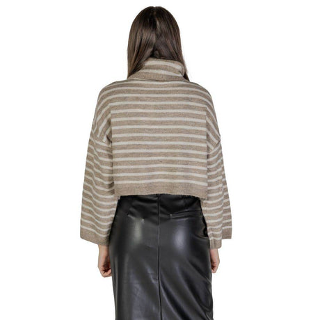 Only Beige Acrylic Sweater - Hilstor