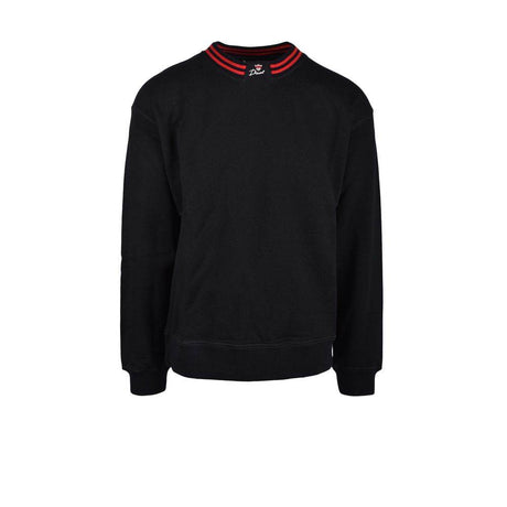 Diesel Black Cotton Sweater - Hilstor