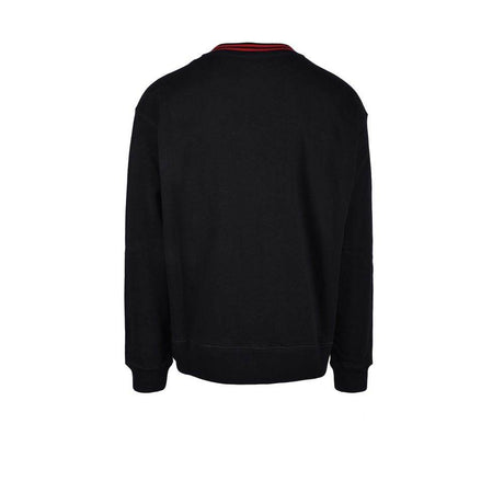 Diesel Black Cotton Sweater - Hilstor