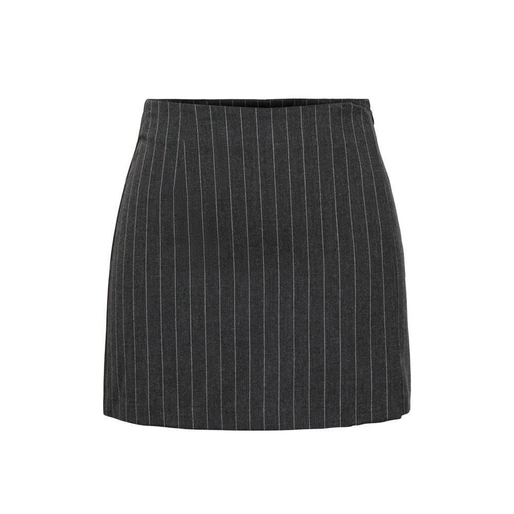 Only Gray Polyester Skirt - Hilstor