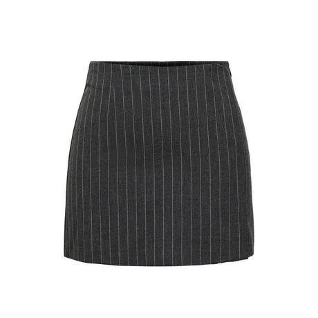 Only Gray Polyester Skirt - Hilstor