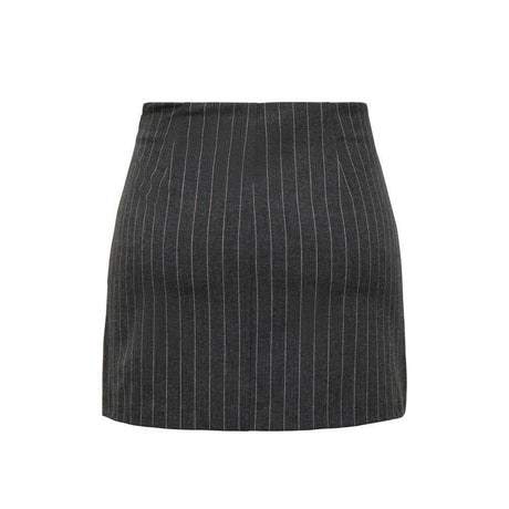 Only Gray Polyester Skirt - Hilstor