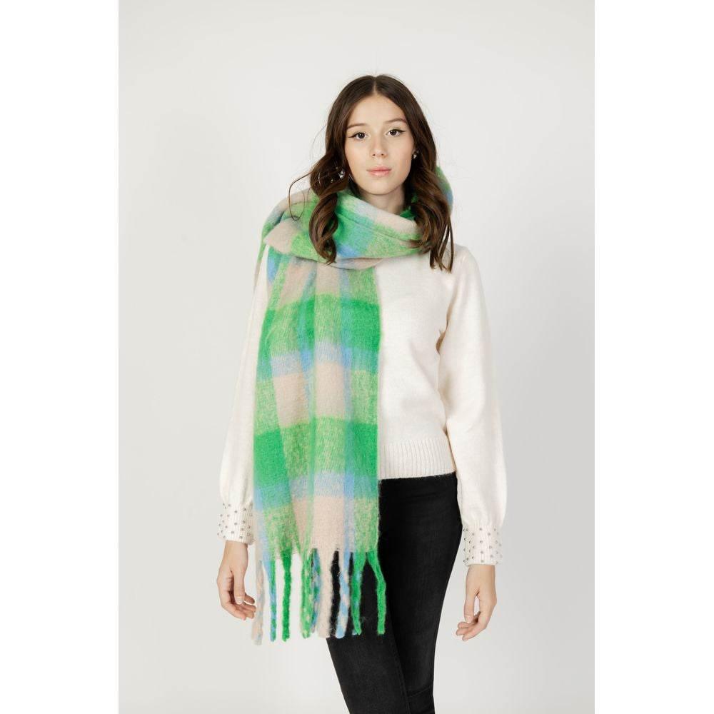 Only Green Polyester Scarf - Hilstor