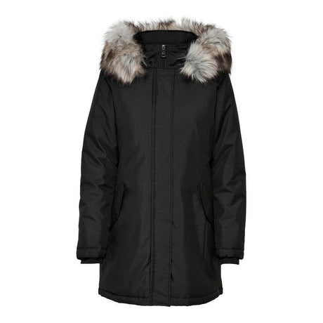 Only Black Polyester Jackets & Coat - Hilstor