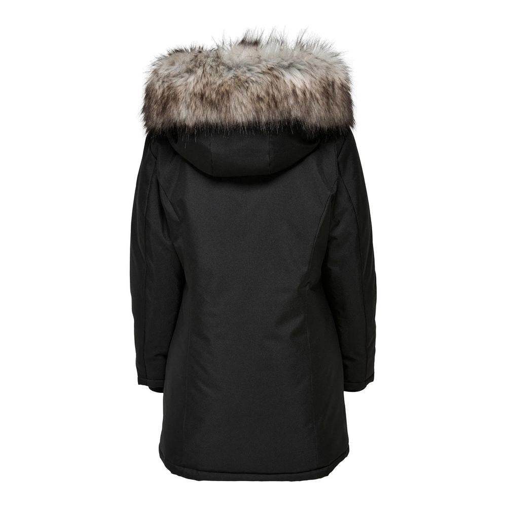 Only Black Polyester Jackets & Coat - Hilstor