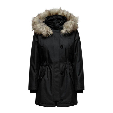Only Black Polyester Jackets & Coat - Hilstor