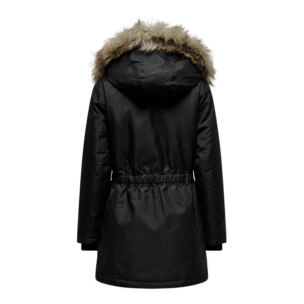 Only Black Polyester Jackets & Coat - Hilstor