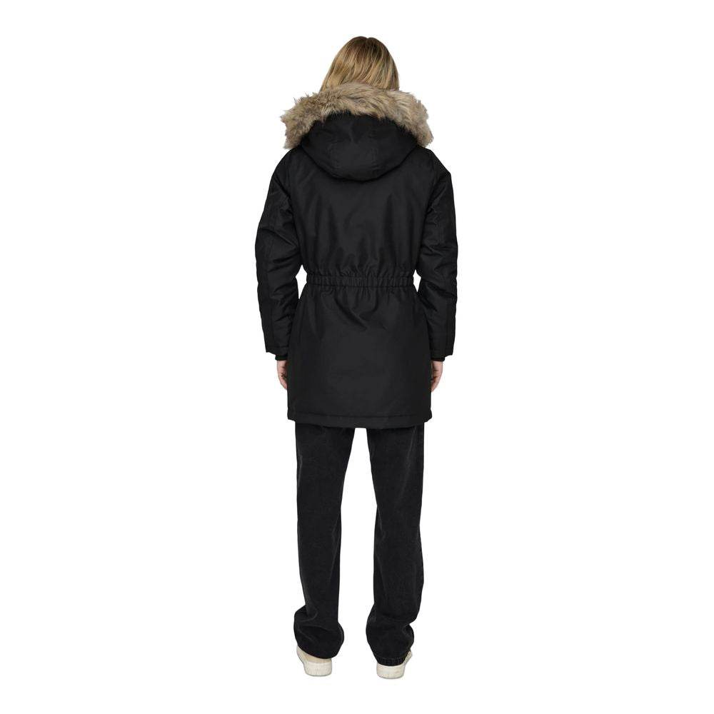 Only Black Polyester Jackets & Coat - Hilstor