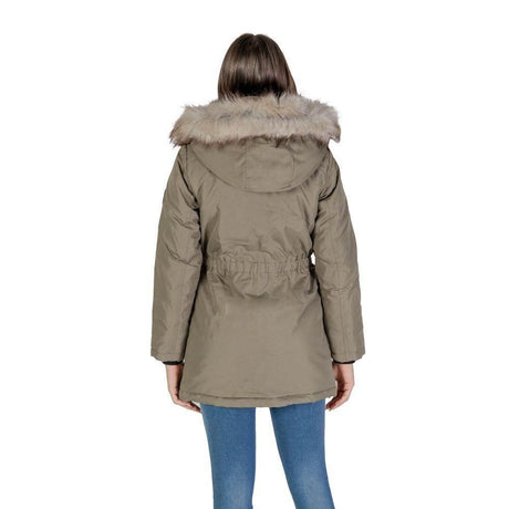 Only Green Polyester Jackets & Coat - Hilstor