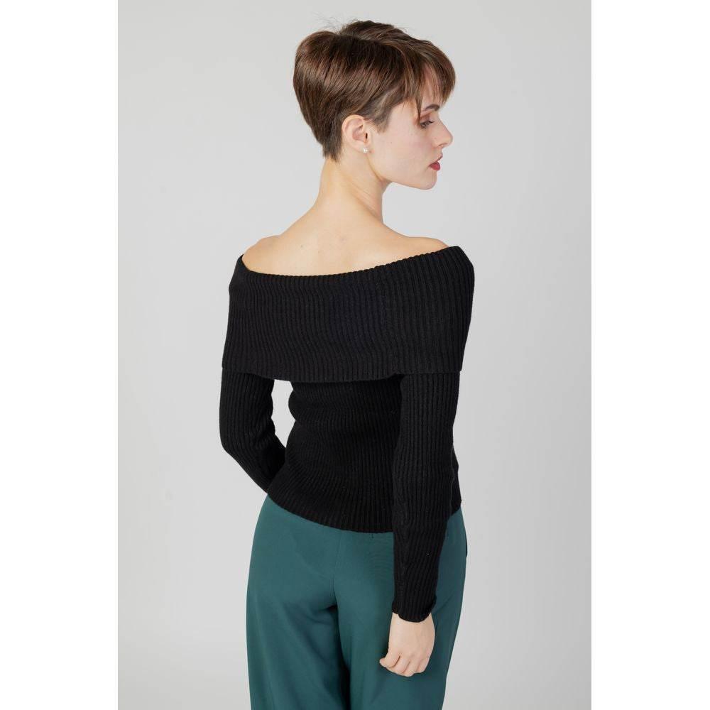 Only Black Viscose Sweater - Hilstor