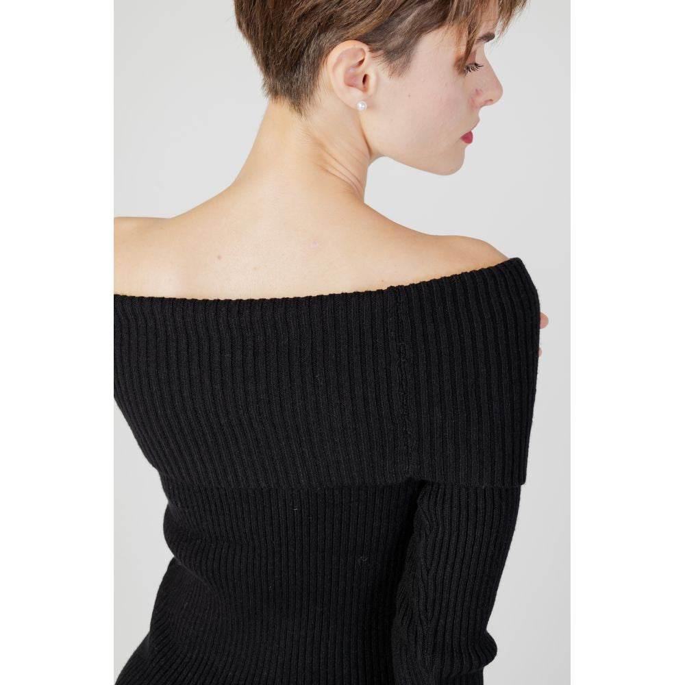 Only Black Viscose Sweater - Hilstor