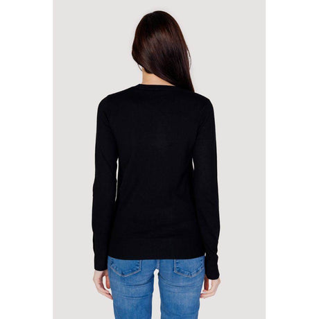Guess Black Cotton Tops & T-Shirt - Hilstor