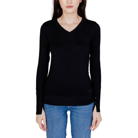 Guess Black Cotton Tops & T-Shirt - Hilstor