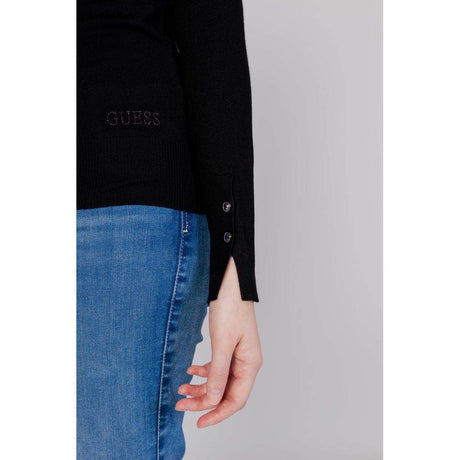 Guess Black Cotton Tops & T-Shirt - Hilstor