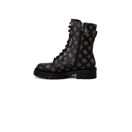 Guess Brown Artificial Leather Boot - Hilstor