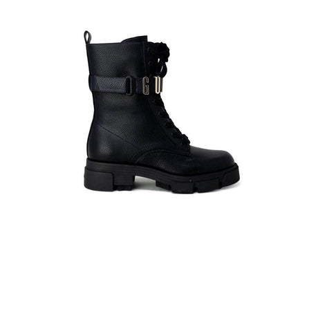Guess Black Artificial Leather Boot - Hilstor