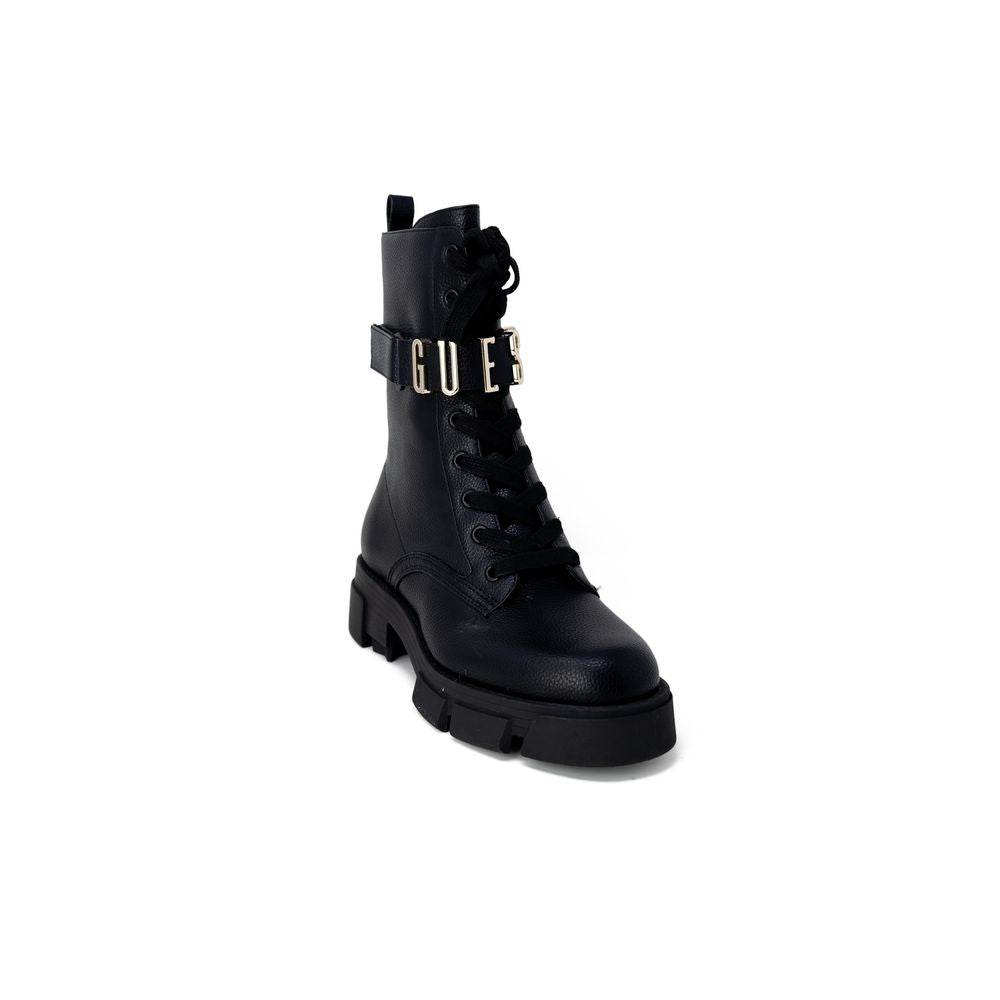 Guess Black Artificial Leather Boot - Hilstor