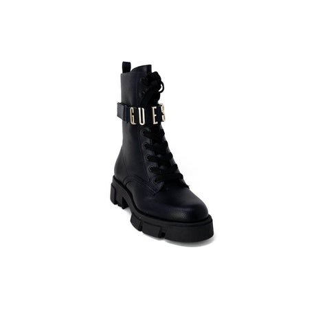 Guess Black Artificial Leather Boot - Hilstor