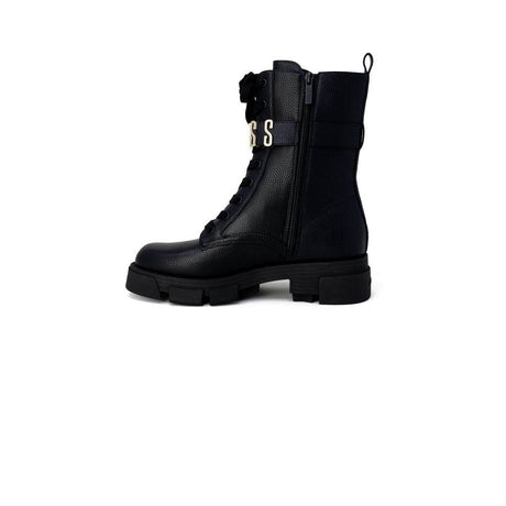 Guess Black Artificial Leather Boot - Hilstor