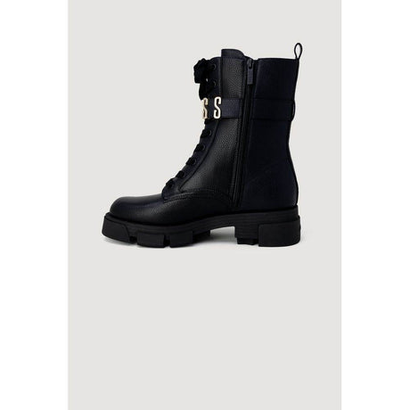Guess Black Artificial Leather Boot - Hilstor