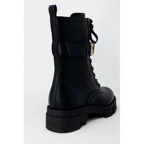 Guess Black Artificial Leather Boot - Hilstor