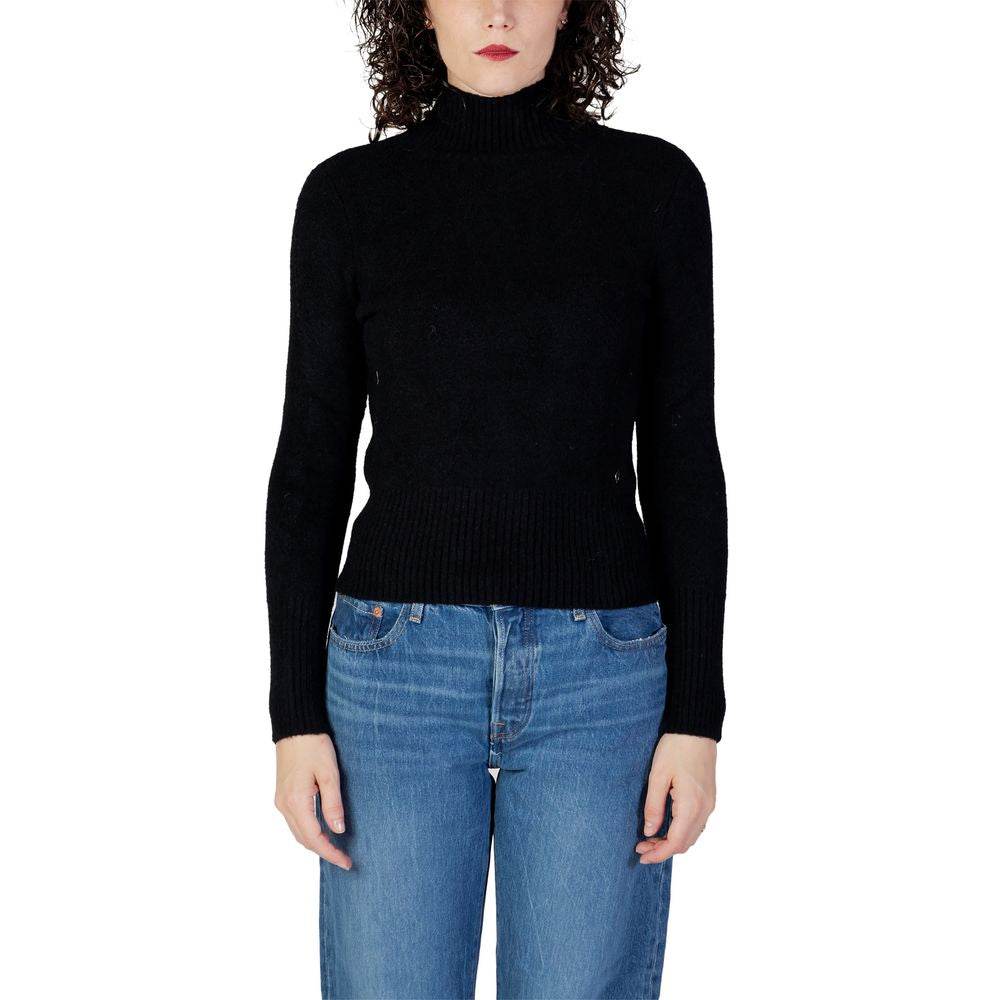 Guess Black Polyamide Sweater - Hilstor