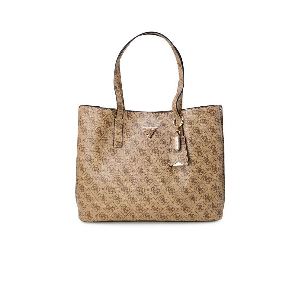 Guess Beige Polyethylene Handbag - Hilstor