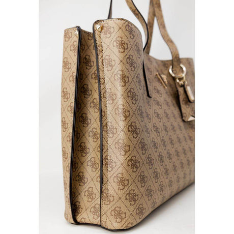 Guess Beige Polyethylene Handbag - Hilstor