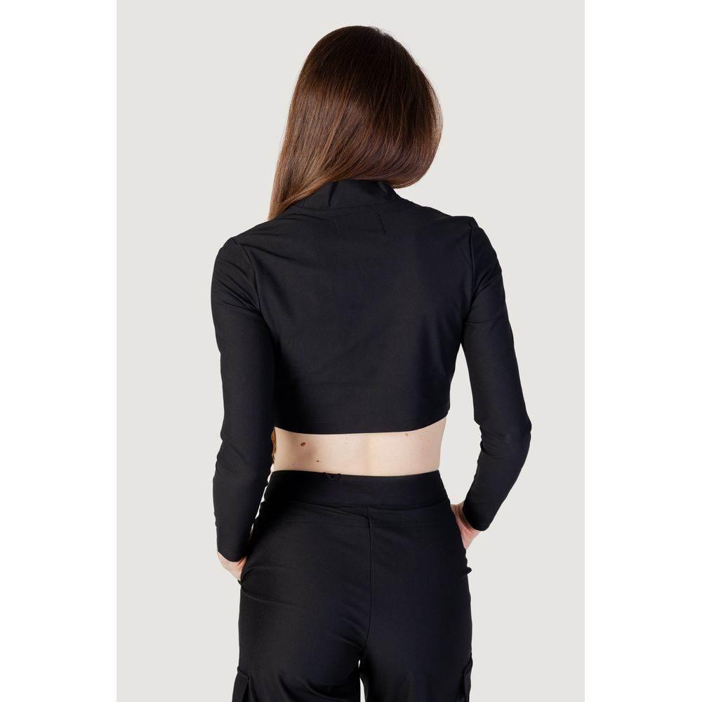 Calvin Klein Jeans Black Recycled Polyester Top - Hilstor