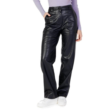 Calvin Klein Jeans Black Recycled Polyester Pant - Hilstor