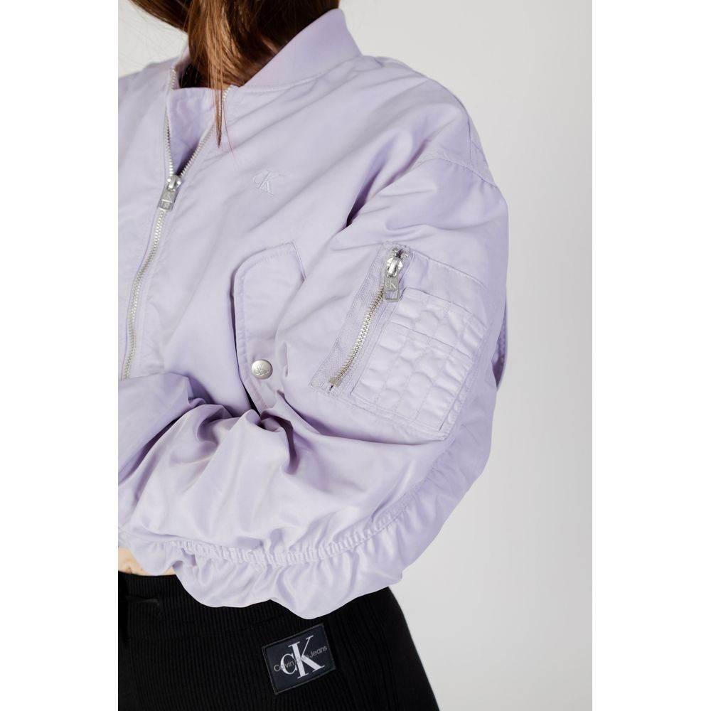 Calvin Klein Jeans Purple Polyamide Jackets & Coat - Hilstor
