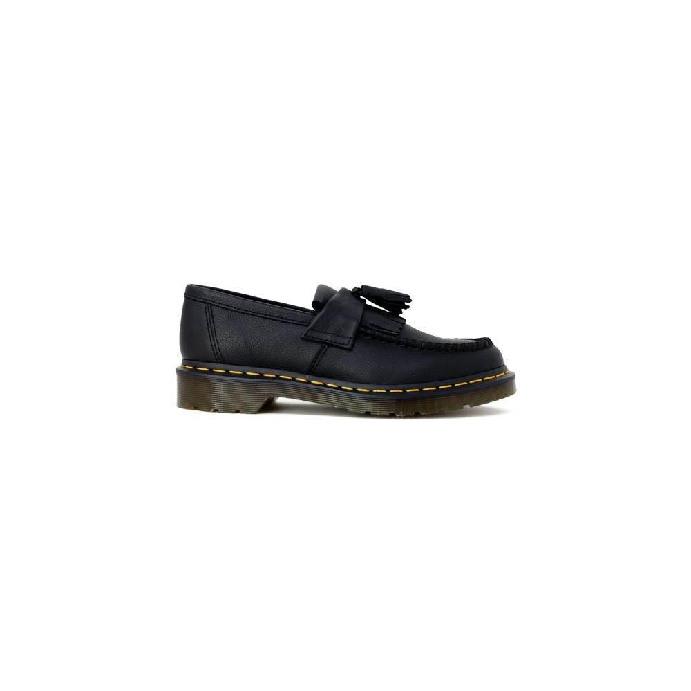 Dr. Martens Black Leather Flat Shoe - Hilstor