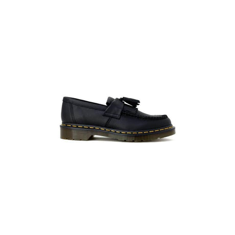 Dr. Martens Black Leather Flat Shoe - Hilstor