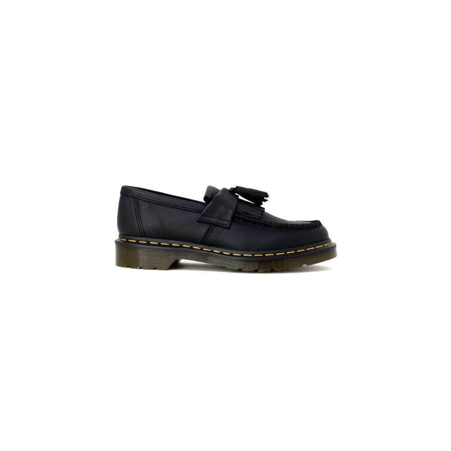 Dr. Martens Black Leather Flat Shoe - Hilstor