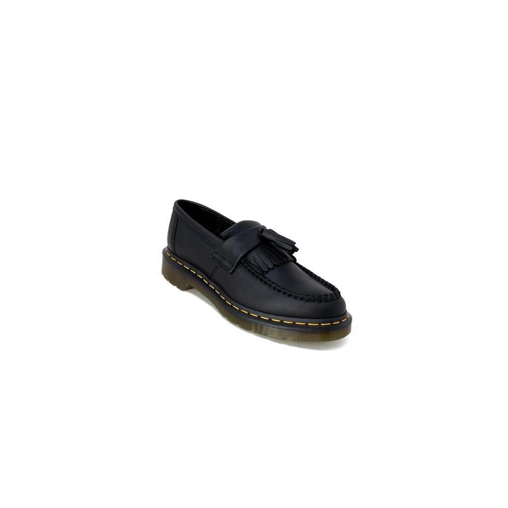 Dr. Martens Black Leather Flat Shoe - Hilstor