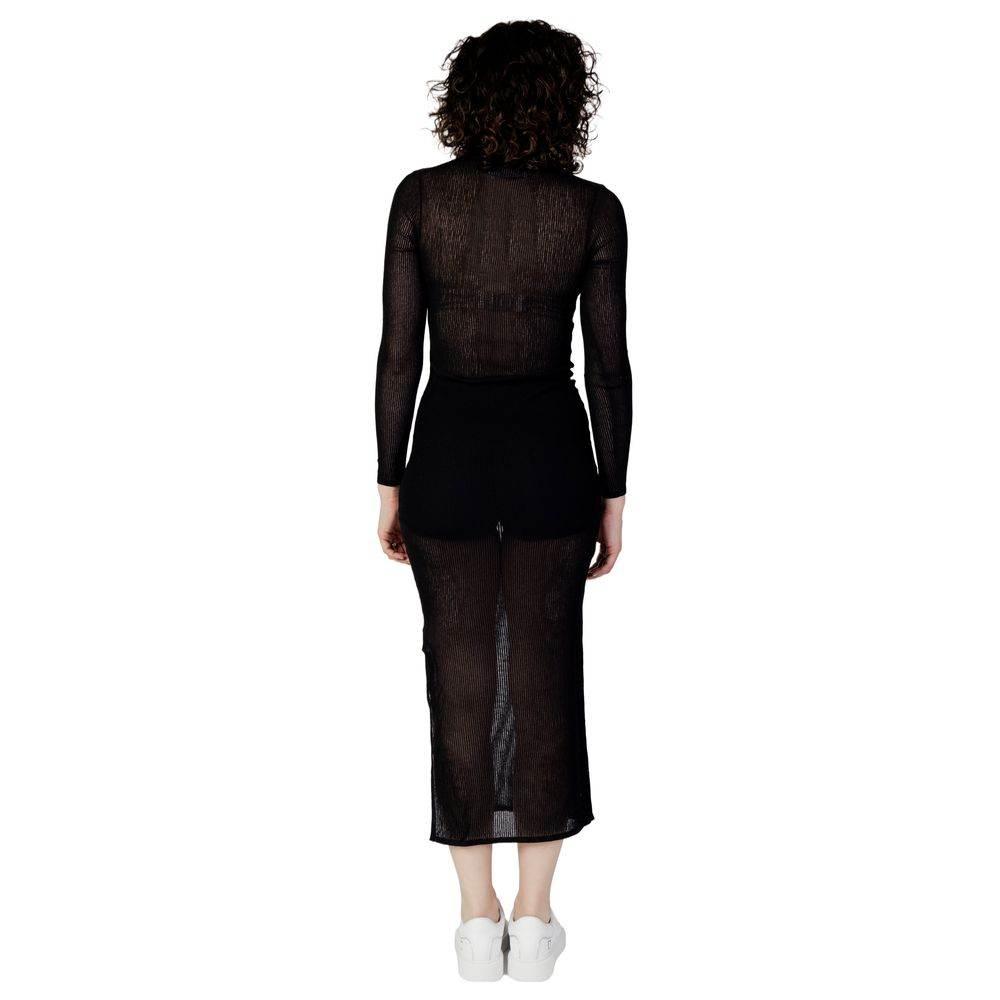 Calvin Klein Jeans Black Acrylic Dress - Hilstor