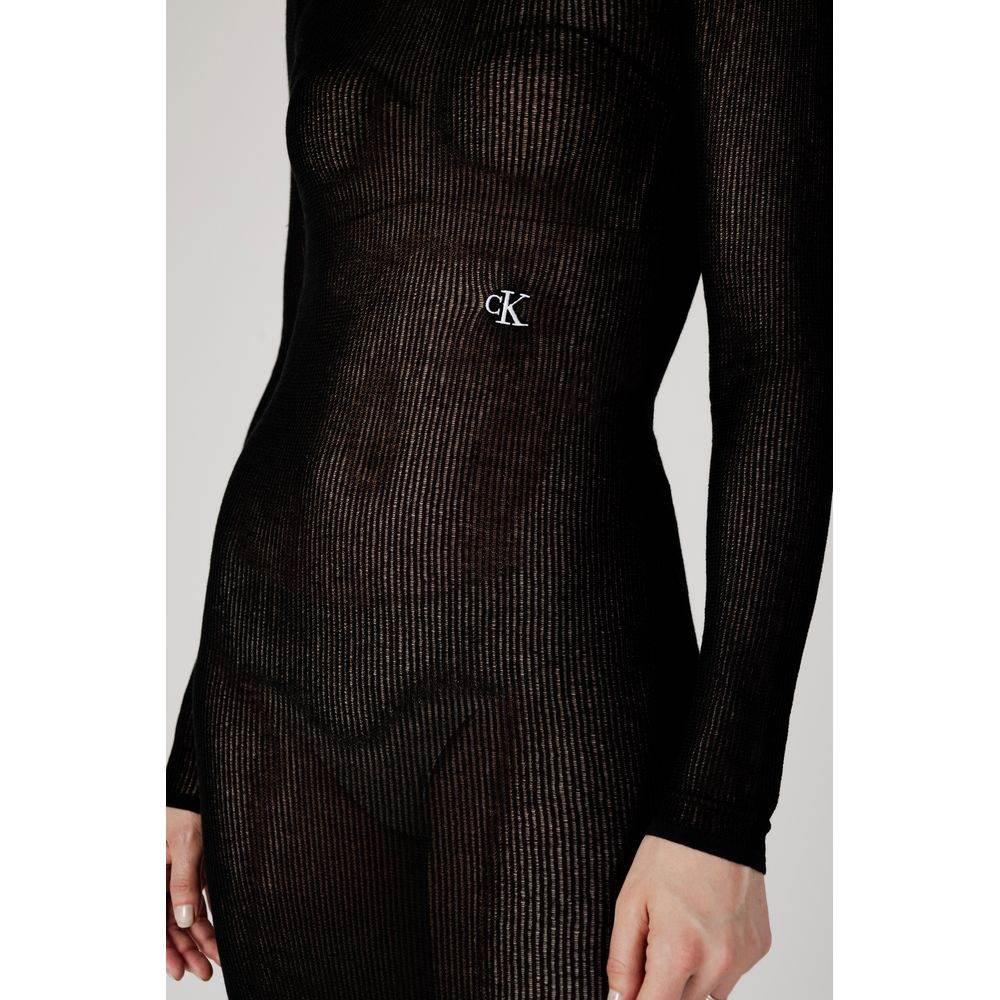 Calvin Klein Jeans Black Acrylic Dress - Hilstor
