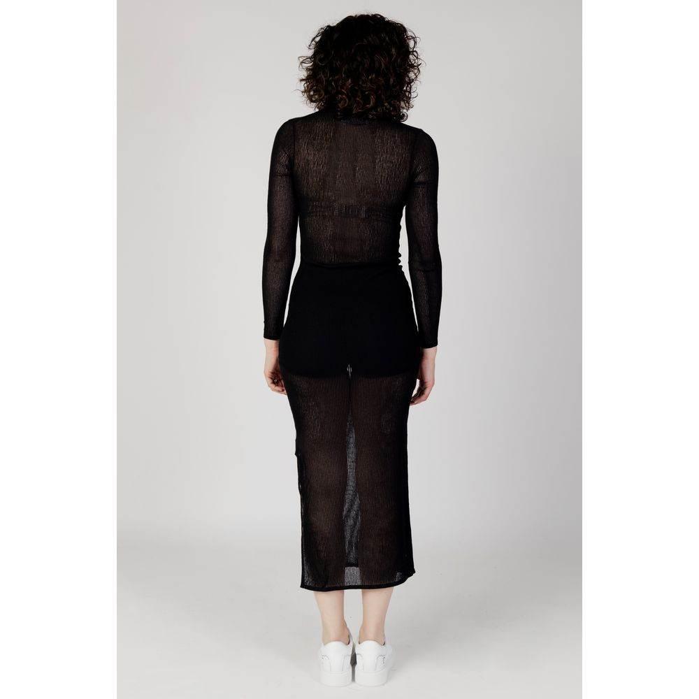 Calvin Klein Jeans Black Acrylic Dress - Hilstor