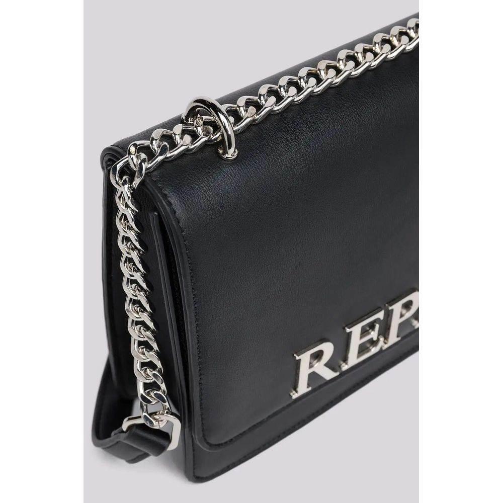 Replay Black Polyethylene Handbag - Hilstor
