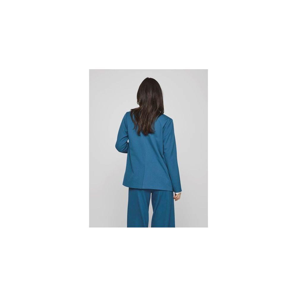 Vila Clothes Blue Polyester Suits & Blazer - Hilstor