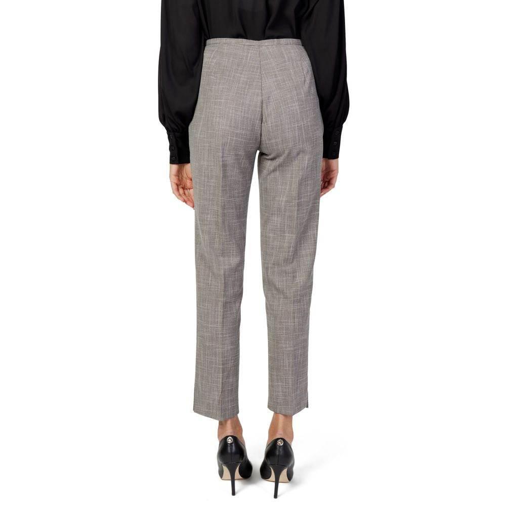 Sandro Ferrone Beige Polyester Pant - Hilstor