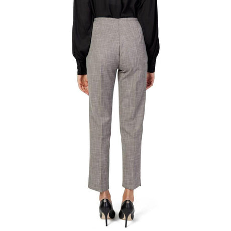 Sandro Ferrone Beige Polyester Pant - Hilstor