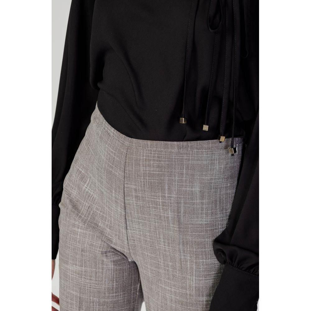 Sandro Ferrone Beige Polyester Pant - Hilstor