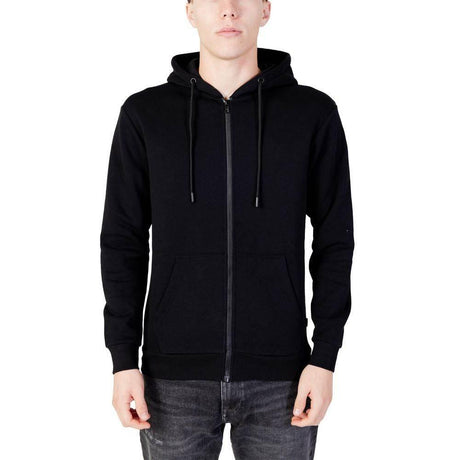 Jack Jones Black Polyester Hoody - Hilstor