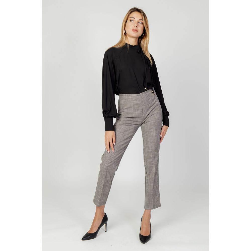 Sandro Ferrone Beige Polyester Pant - Hilstor