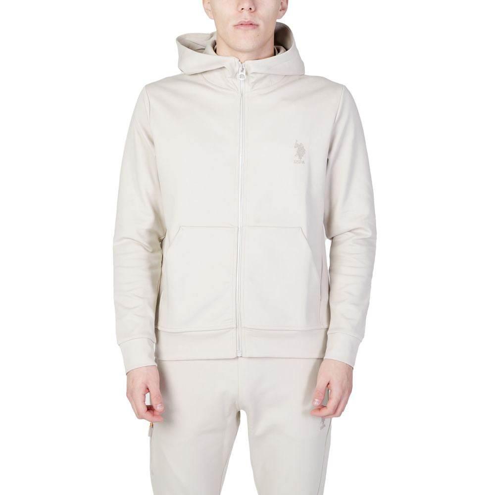 U.S. POLO ASSN. Beige Cotton Hoody - Hilstor